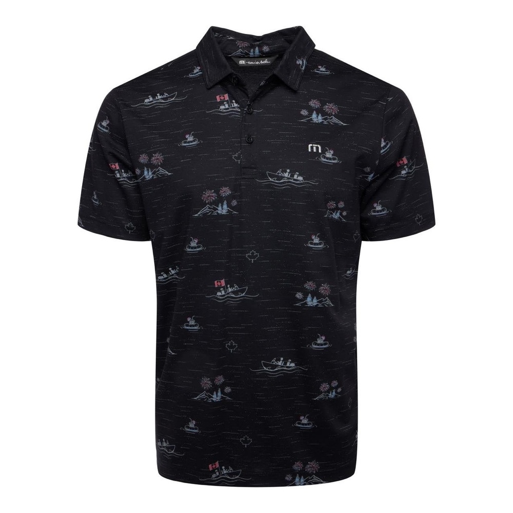 🆕 Travis Mathew Lake Break Polo Golf Shirt (Navy, M)
